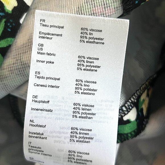 Maje Rapy Floral Off the Shoulder Dress ASO Emily in Paris - Picture 10 of 13